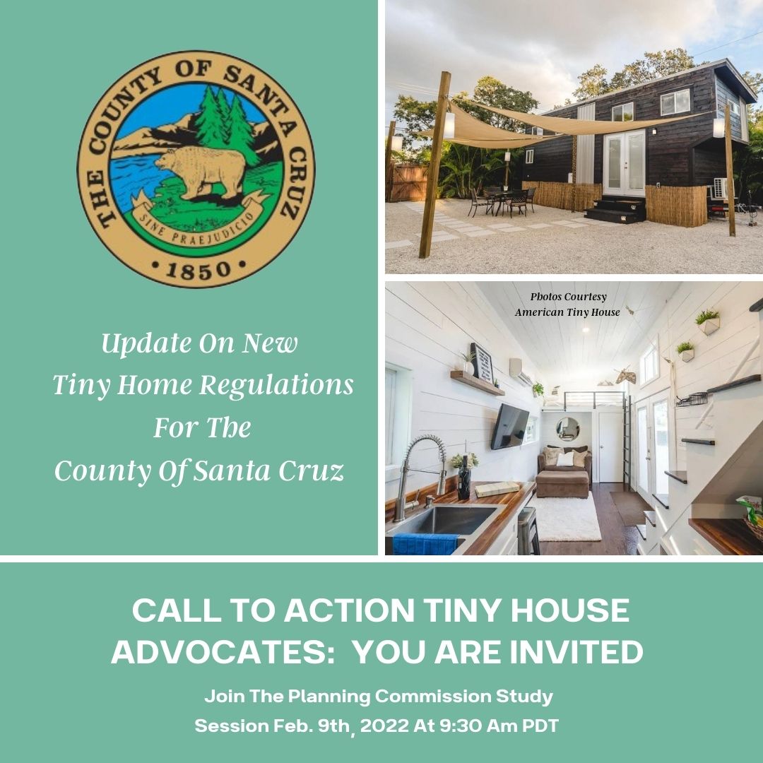 New Tiny Home Regulations Santa Cruz County Tiny House Alliance USA